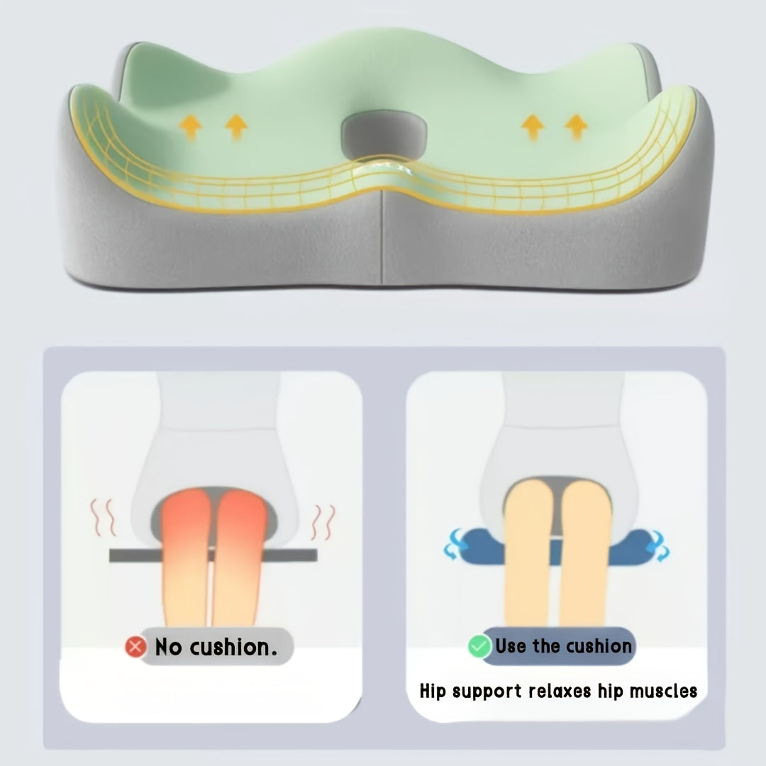 Ergonomic Memory Foam Seat Cushion