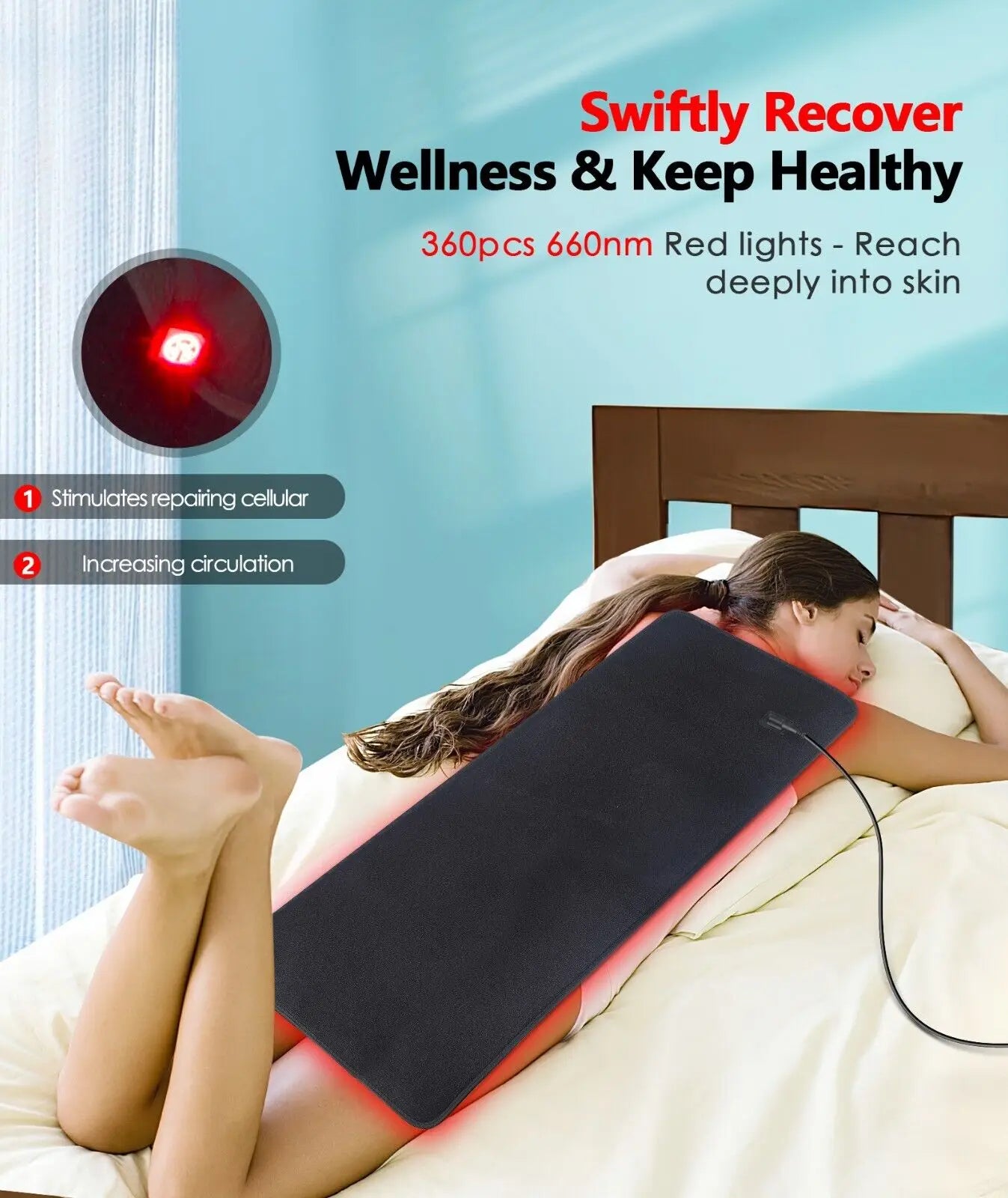 Relaxation Red Light Therapy Mat